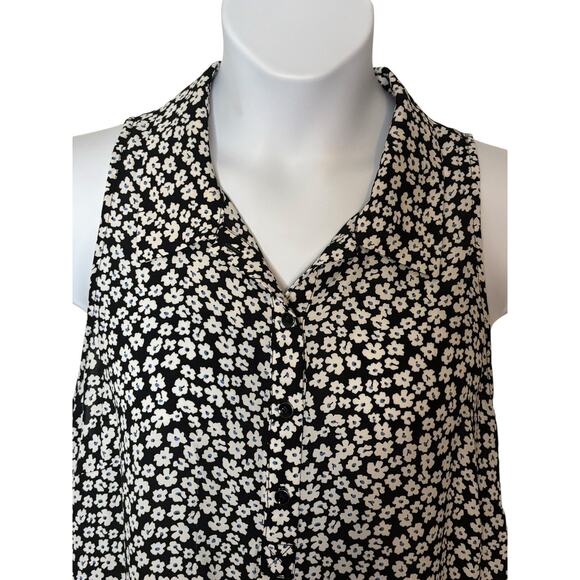 Cabi Befriend Size XL Floral Sleeveless Top Blouse Style #5733 Spring Summer EUC - Picture 2 of 7